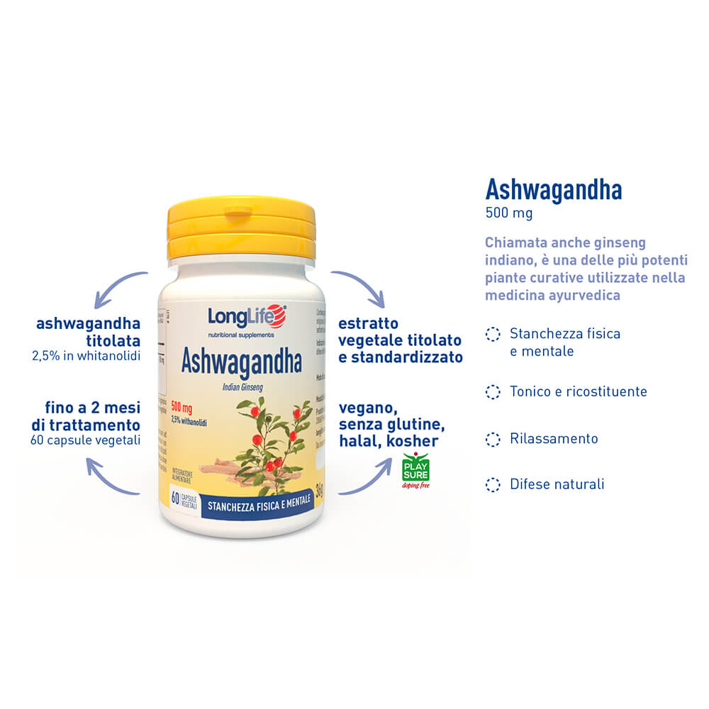 Integratore Ashwagandha - 500 mg - immagine 2